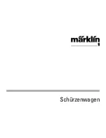 Preview for 1 page of marklin Schurzenwagen User Manual