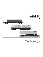 marklin Taschenwagen User Manual предпросмотр