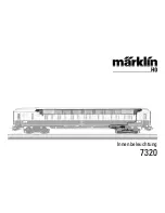 Märklin 7320 Assembly Instruction Manual preview