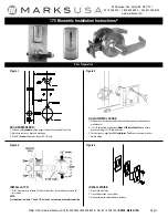 MARKS USA 175 Biometric Installation Instructions preview