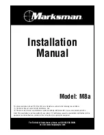 Marksman M8a Installation Manual preview