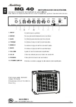 Preview for 10 page of Marktinez MG 20 User Manual