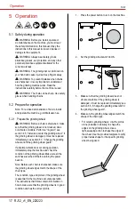 Preview for 17 page of Markusson RJ12 Owner'S Manual