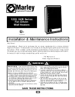 Marley 1235 Series Installation And Maintenance Instructions preview