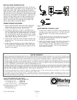 Preview for 2 page of Marley 202SLB Installation, Operation & Maintenance Instructions Manual