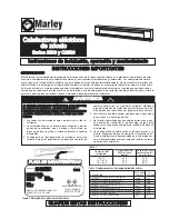 Preview for 5 page of Marley 2500 & C2500 Series Installation, Operation & Maintenance Manual