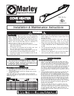 Marley C4508D Installation & Maintenance Instructions preview