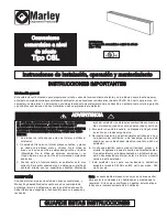 Предварительный просмотр 9 страницы Marley CSLAL Installation, Operation & Maintenance Instructions Manual