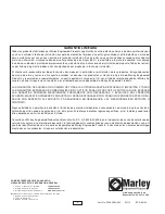 Предварительный просмотр 8 страницы Marley D Series Installation & Maintenance Instructions Manual