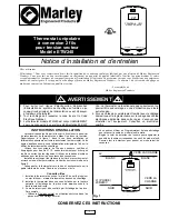 Предварительный просмотр 5 страницы Marley ETW240 Installation & Maintenance Instructions Manual