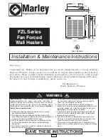 Marley FZL Series Installation & Maintenance Instructions preview