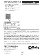 Предварительный просмотр 4 страницы Marley FZL Series Installation & Maintenance Instructions