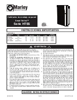 Preview for 9 page of Marley HT1502SSNW Instruction Manual