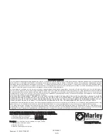 Preview for 18 page of Marley HTSS Series Important Instructions Manual