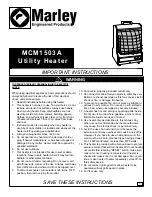 Marley MCM1503A Instructions Manual preview