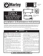 Preview for 1 page of Marley R1500 Installation & Maintenance Manual