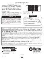 Preview for 4 page of Marley R1500 Installation & Maintenance Manual