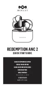 Marley REDEMPTION ANC 2 Quick Start Manual предпросмотр