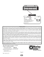 Preview for 8 page of Marley S Series Installation & Maintenance Instructions Manual