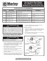 Предварительный просмотр 9 страницы Marley Series 500 Installation Instructions Manual