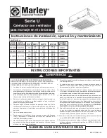 Preview for 7 page of Marley U1000FA Installation, Operation & Maintenance Instructions Manual