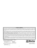 Preview for 11 page of Marley U1000FA Installation, Operation & Maintenance Instructions Manual