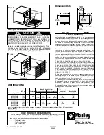 Preview for 4 page of Marley UH-524TA Installation & Maintenance Instructions