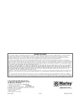 Preview for 24 page of Marley WD02112A Installation, Operation & Maintenance Instructions Manual