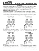 Preview for 12 page of Marlo Incorporated AFC Series Installation, Operation And Maintenance Manual