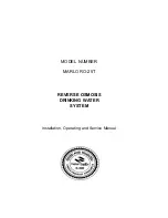 Marlo Incorporated RO-25T Operating Manual preview