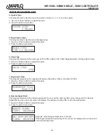 Preview for 32 page of MARLO MR M Series Installation, Operation And Maintenance Manual