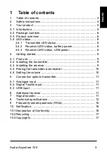 Preview for 3 page of Marmitek Audio Anywhere 725 User Manual