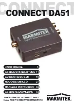 Предварительный просмотр 1 страницы Marmitek CONNECT DA51 User Manual