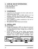 Preview for 34 page of Marmitek Connect VH51 User Manual