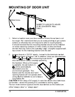 Предварительный просмотр 10 страницы Marmitek DOORPHONE 170 User Manual