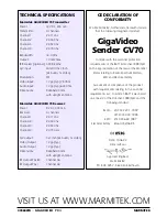 Preview for 16 page of Marmitek GIGAVIDEO 70 Owner'S Manual