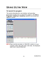 Предварительный просмотр 7 страницы Marmitek IP EYE ANYWHERE 10 - SOFTWARE ULTRAVIEW Software User'S Manual