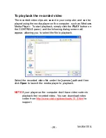 Предварительный просмотр 21 страницы Marmitek IP EYE ANYWHERE 10 - SOFTWARE ULTRAVIEW Software User'S Manual