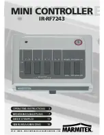 Preview for 1 page of Marmitek IRRF7243 Operating Instructions Manual