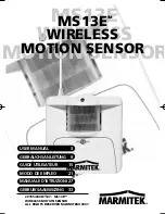 Preview for 1 page of Marmitek MS13E User Manual