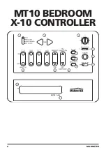 Preview for 6 page of Marmitek MT10 BEDROOM X-10 Operating Instructions Manual