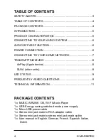 Preview for 4 page of Marmitek Music Airlink 130 User Manual