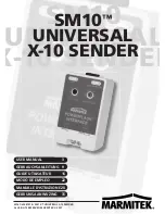 Marmitek SM10 X-10 User Manual preview