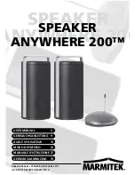 Marmitek Speaker Anywhere 200 User Manual preview