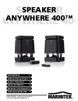 Marmitek SPEAKER ANYWHERE 400 User Manual предпросмотр