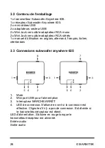 Preview for 26 page of Marmitek Subwoofer Anywhere 635 User Manual