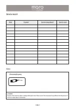 Preview for 29 page of Maro D'Italia DI600 Operating Instructions Manual