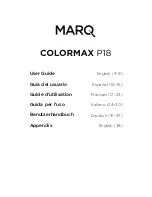 Marq colormax P18 User Manual preview