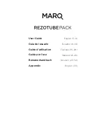 Preview for 1 page of Marq REZOTUBE User Manual