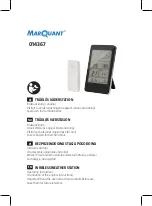 Preview for 1 page of Marquant 014367 Operating Instructions Manual